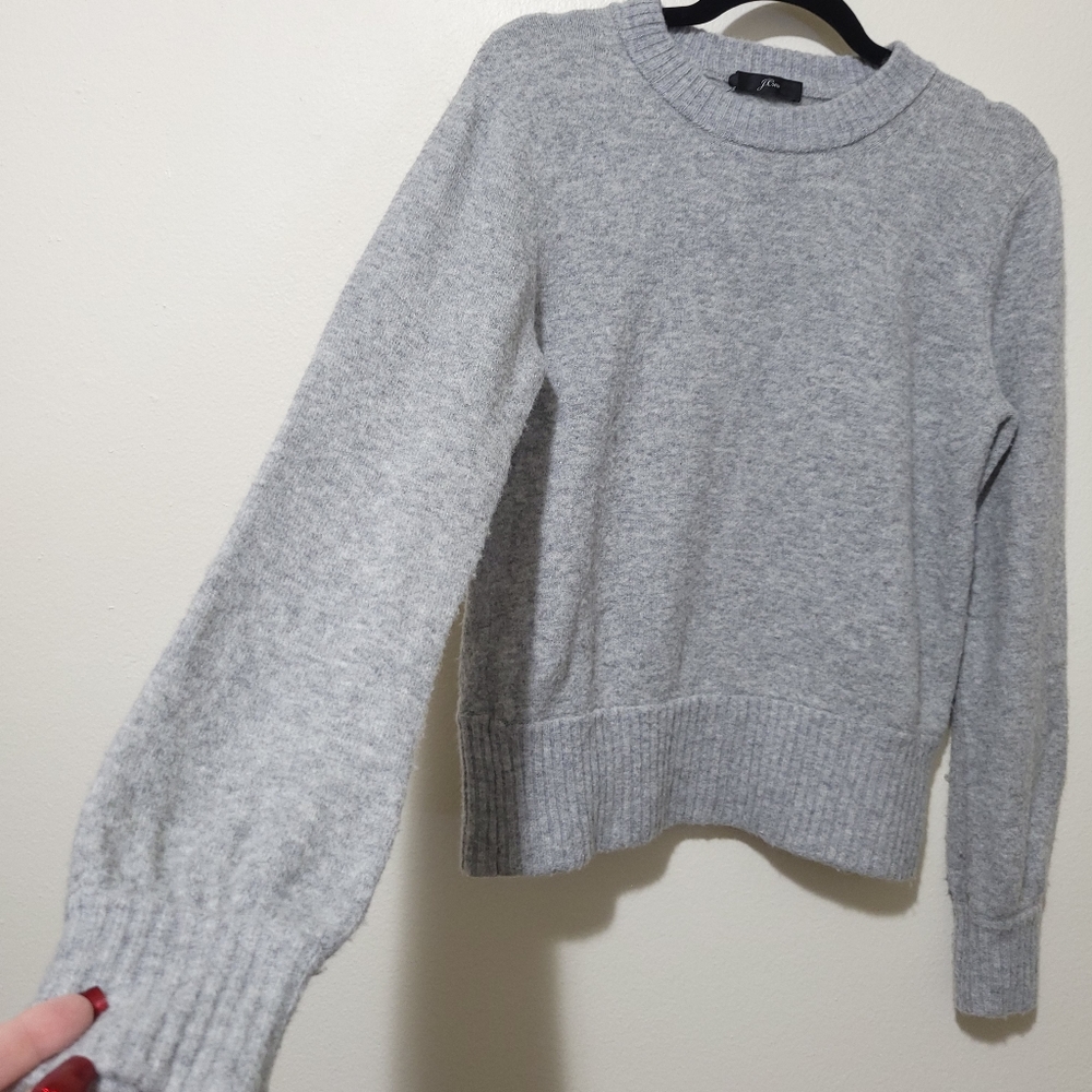 J.Crew Gray Basic Essential Gray Cozy Alpaca Meri… - image 7